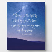 イー・イー・カミングス 名言 テーブルトップ ロマンチック  フォトプラーク (正面)