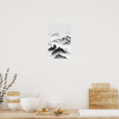 イ伝統的ク中国のの絵を描ポスター ポスター (キッチン)