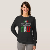 イ実在タ来イ女王イタリアン Tシャツ (正面フル)
