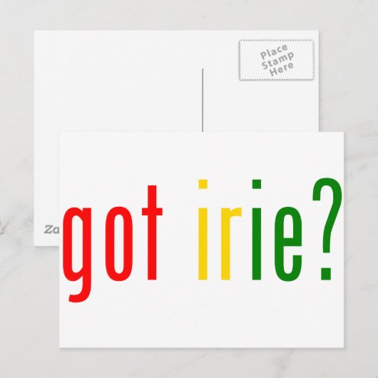 イ得リー？ ポストカード (正面/裏面)