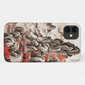 イ日本のンク絵画の電話ケース – Mountain and Te Case-Mate iPhoneケース (裏面(横))