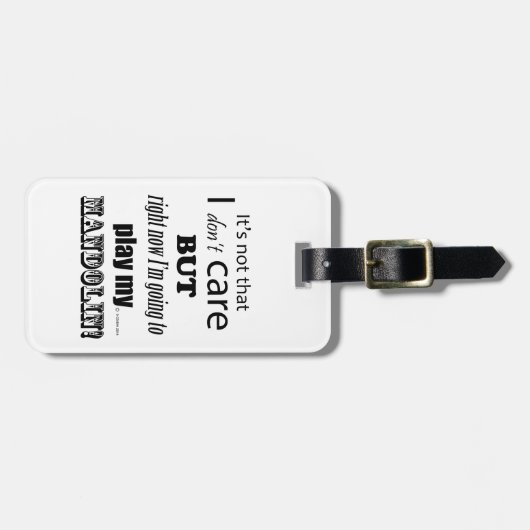 イ気にマンドリン ラゲッジタグ (正面横)