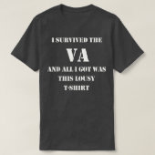 イ生き延びザVA軍隊退役軍人 Tシャツ (デザイン正面)
