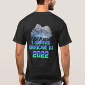 イ生き延びリ・ハリケーンIan 2022 Tシャツ (裏面)