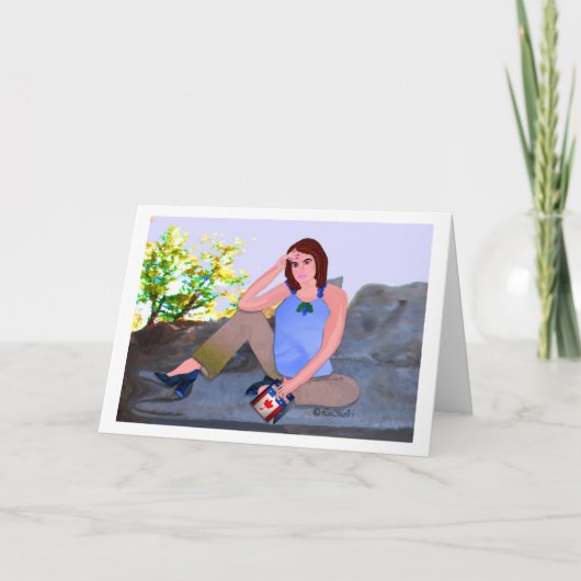 イ考えリー・マリークリエイティブデザイン カード (正面)