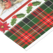 イ・ネバー・離れユー・クリスマス・（鳥）ショウジョウコウカンチョウ・キルト・毛布 テーブルクロス (アングル)
