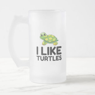 イ·ライス·タートルズ フロストグラスビールジョッキ