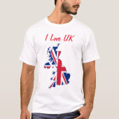 イ·ラブ·イギリス Tシャツ (正面)