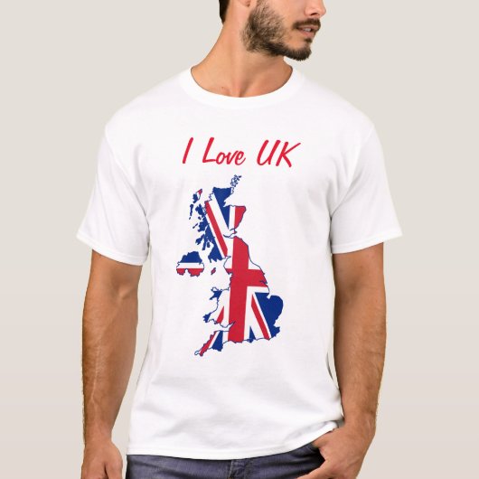イ·ラブ·イギリス Tシャツ (正面)