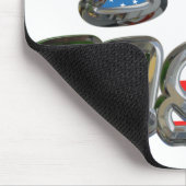 イLoveー・ウサ マウスパッド (コーナー)