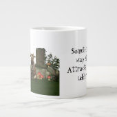 ウおもしろいシ·プン「何か、彼女の気に入ったように」 ジャンボコーヒーマグカップ (正面)