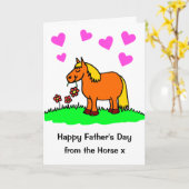 『ウおもしろいマ漫画の父親のデイカード』 カード (黄色い花)