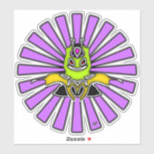 ウすごいェイルド(カラフル) シール (シート)