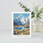 ウアスカランペルー旅行はがき ポストカード (スタンド正面)