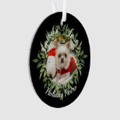 ウアペットズファーストホリデーホームオーナメント オーナメント (正面)