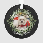 ウアペットズファーストホリデーホームオーナメント オーナメント (裏面)