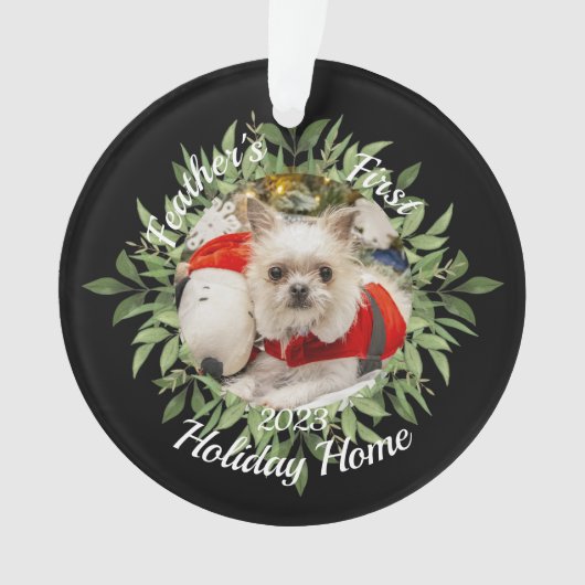 ウアペットズファーストホリデーホームオーナメント オーナメント (正面)