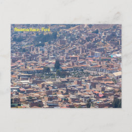 ウアマチュコ，ペルー，シティビュー ポストカード