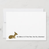 ウアーディアスイートチャイルド誕生日招待状 招待状 (裏面)