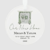 ウアーニューホームウィンターオーナメント |新しいホームギフト オーナメント (裏面)