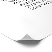 ウアーハウス引用文プリント ポスター (角)