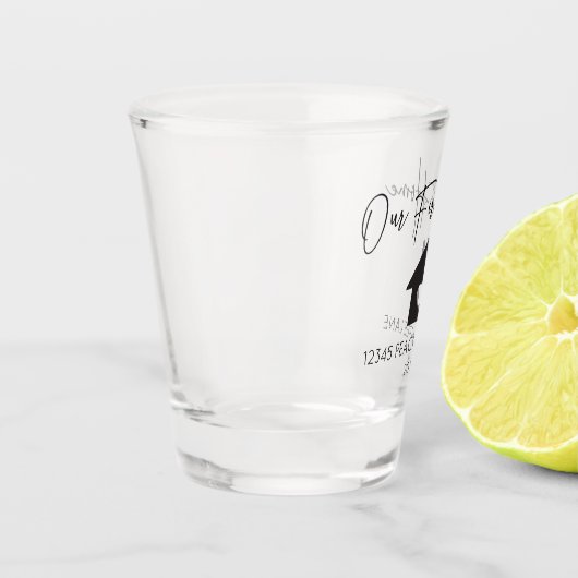 ウアーファーストホーム引っ越し祝いパーティーニューハウス1stホーム ショットグラス (左)