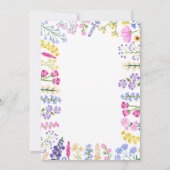 ウアーリトルワイルドフラワー春ガーデンパーティー サンキューカード (裏面)