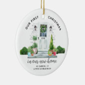 ウア初めてのクリスマスニューハウス セラミックオーナメント (右)
