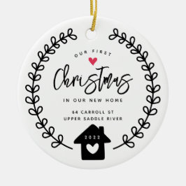 ウア初めてのクリスマスニューハウス セラミックオーナメント