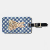 ウィアテンスコッティタータンチェック ラゲッジタグ (正面横)