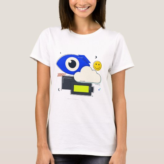 ウィアードコアカオスアイコンTシャツ Tシャツ (正面)