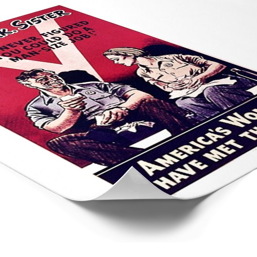 ウィイ女性 ポスター (角)