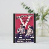 ウィイ女性 ポストカード (スタンド正面)