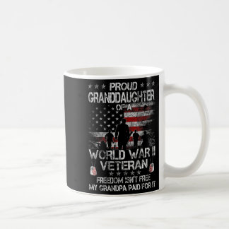 ウィイ誇りを持ったの女性の孫娘退役軍人Us Fl コーヒーマグカップ