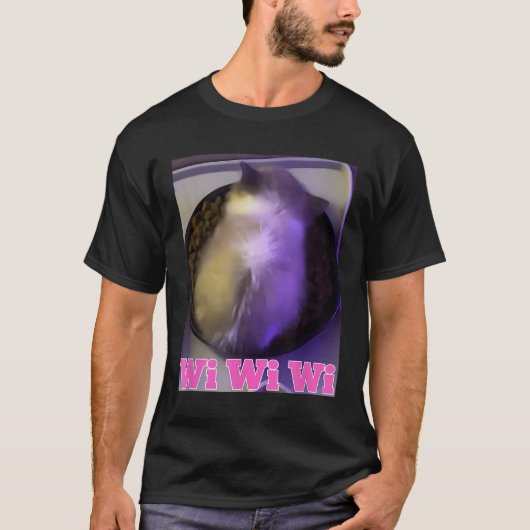 ウィウィウィイキャットミーム Tシャツ (正面)