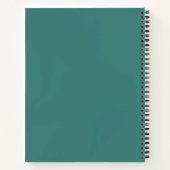 ウィウウィチェリフランスのー引用文シックミントおもしろいグリーン ノートブック (裏面)