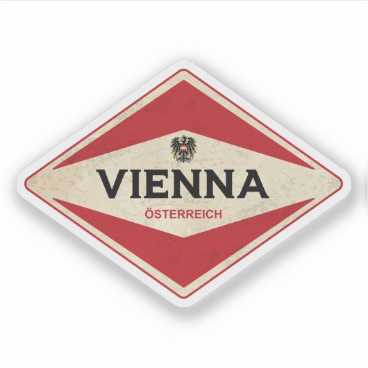 ウィエンナオーストリアヴィンテージ シール (正面)