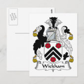 ウィカム家紋 ポストカード (正面/裏面)