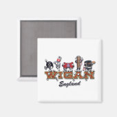 ウィガンのキャラクター マグネット (正面/裏面)