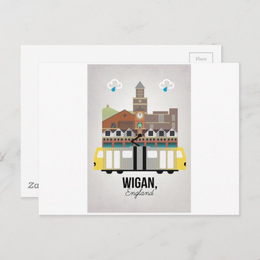 ウィガン ポストカード (正面/裏面)