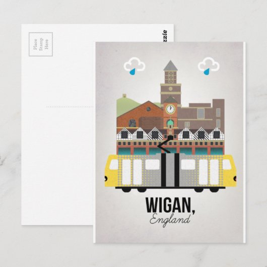 ウィガン ポストカード (正面/裏面)
