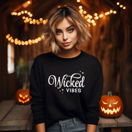 ウィキッドバイブス ハロウィン スウェットシャツ