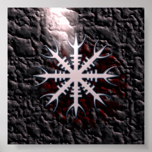 ウィキンガーアムレットAegishjalmurバイキングアムレットの魅力 ポスター (正面)