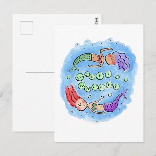 ウィキ・ワシー ポストカード (正面/裏面)