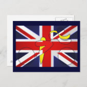 ウィギンズ・ツアー・ド・フランス・チャンピオンズイエロージャージー ポストカード (正面/裏面)