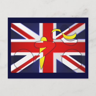 ウィギンズ・ツアー・ド・フランス・チャンピオンズイエロージャージー ポストカード