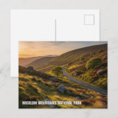 ウィクロウ山脈の道路アイルランド国立公園 ポストカード (正面/裏面)