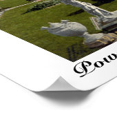 ウィクロー・アイルランドのPowerscourt Gardens ポスター (角)