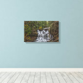 ウィグナー滝、ミシガン州Munising キャンバスプリント (インサイチュ (ウッドフロア))