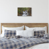 ウィグナー滝、ミシガン州Munising キャンバスプリント (インサイチュ (寝室))